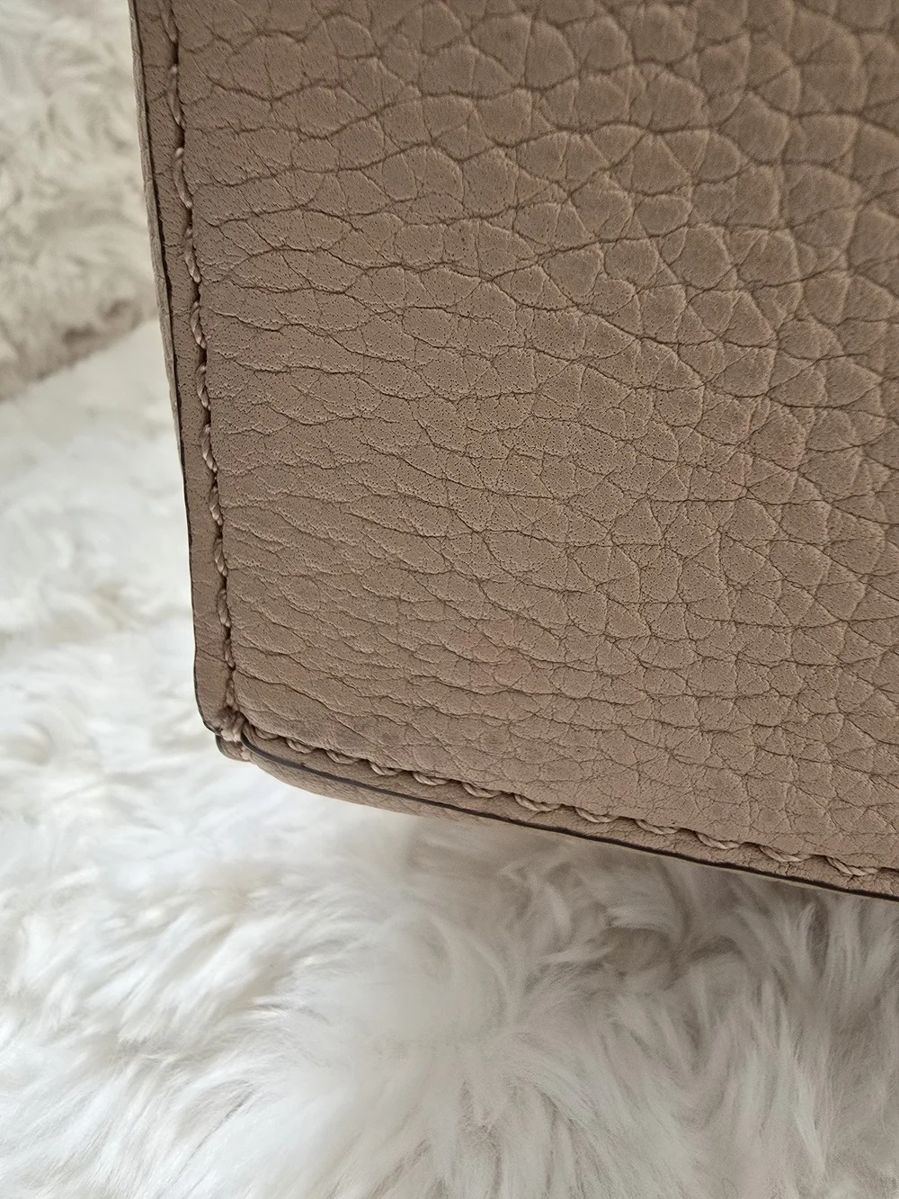 Tory Burch Taupe Leather Crossbody Bag - Picture 8 of 11